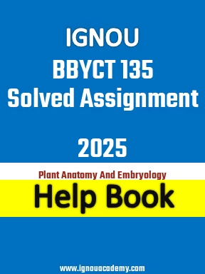 IGNOU BBYCT 135 Solved Assignment 2025
